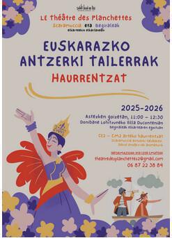 Ateliers de théâtre en langue basque pour enfants