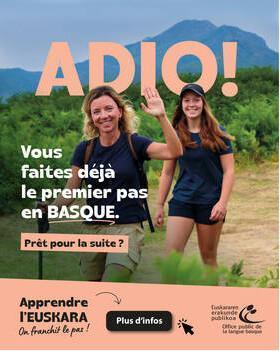 Lancement de la nouvelle campagne de sensibilisation à l’apprentissage de l’euskara ! Lancement de la nouvelle campagne de sensibilisation à l’apprentissage de l’euskara !