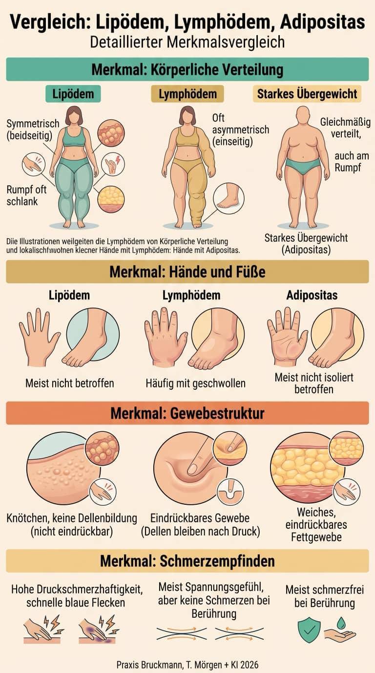 Lipödem: Von der Diagnose bis zur Behandlung – Was Sie wissen müssen