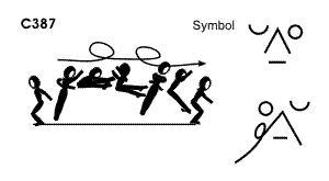 C 387 : ½ TURN STRADDLE JUMP 1/1 TURN
