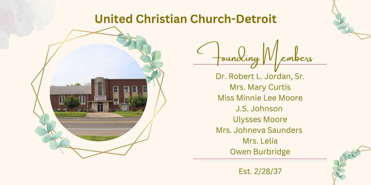 Welcome to United Christian Church Detroit!