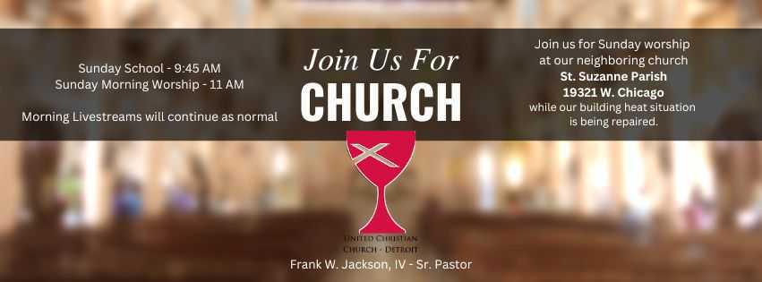 Welcome to United Christian Church Detroit!