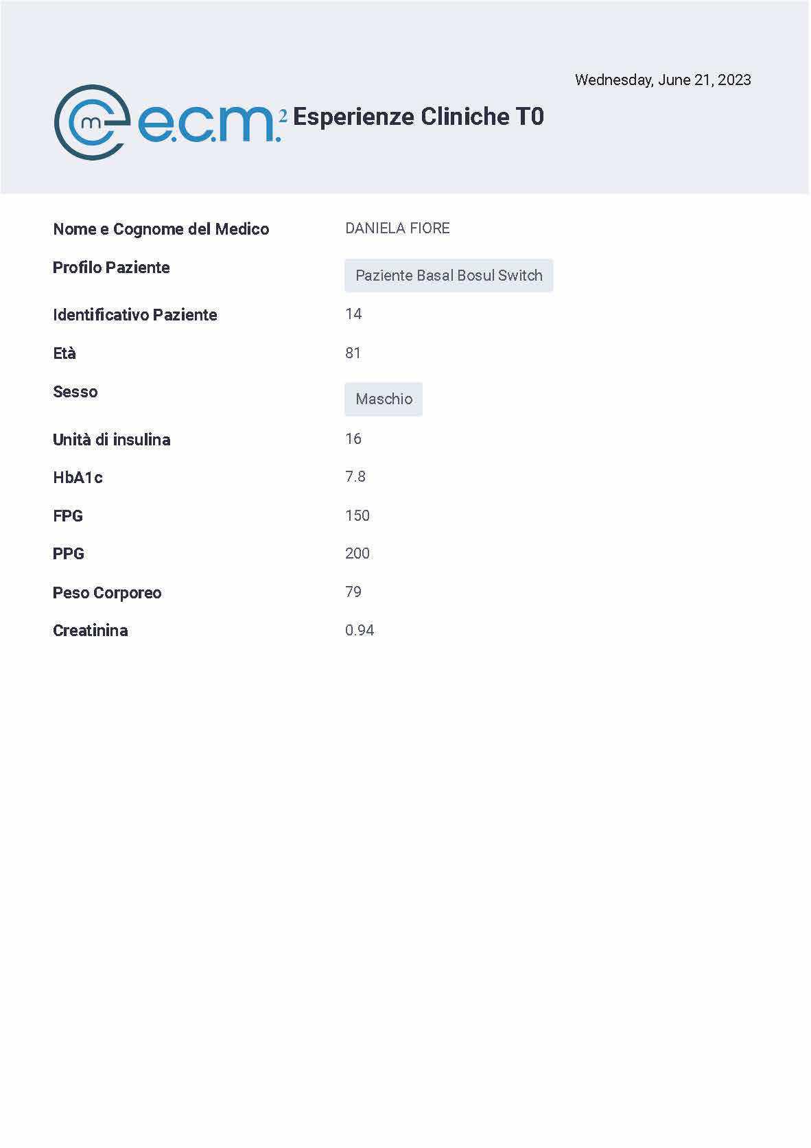 PAZ. 014 BASAL BOLUS SWITCH