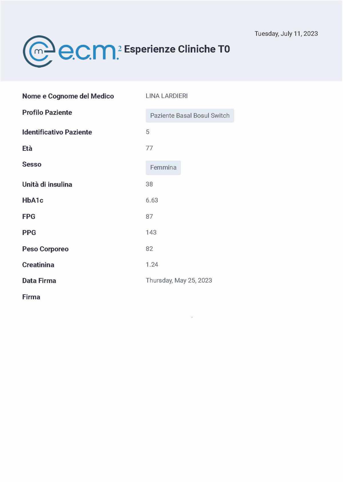 PAZ. 005 BASAL BOLUS SWITCH