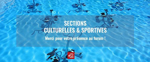 INSCRIPTIONS AUX SECTIONS SPORTIVES ET CULTURELLES INSCRIPTIONS AUX SECTIONS SPORTIVES ET CULTURELLES