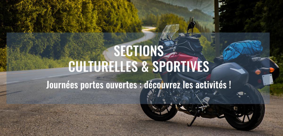 JOURNÉES PORTES OUVERTES SECTIONS CULTURELLES et SPORTIVES