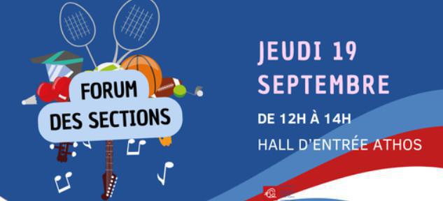 FORUM DES SECTIONS SPORTIVES ET CULTURELLES FORUM DES SECTIONS SPORTIVES ET CULTURELLES