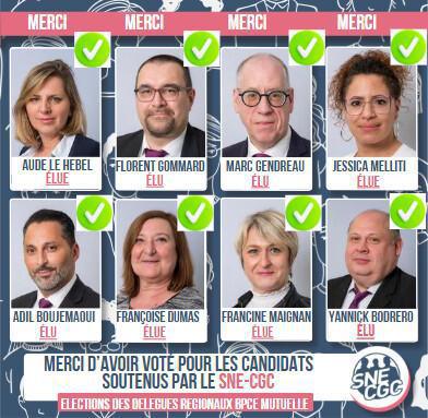 Résultats des élections BPCE Mutuelle Résultats des élections BPCE Mutuelle