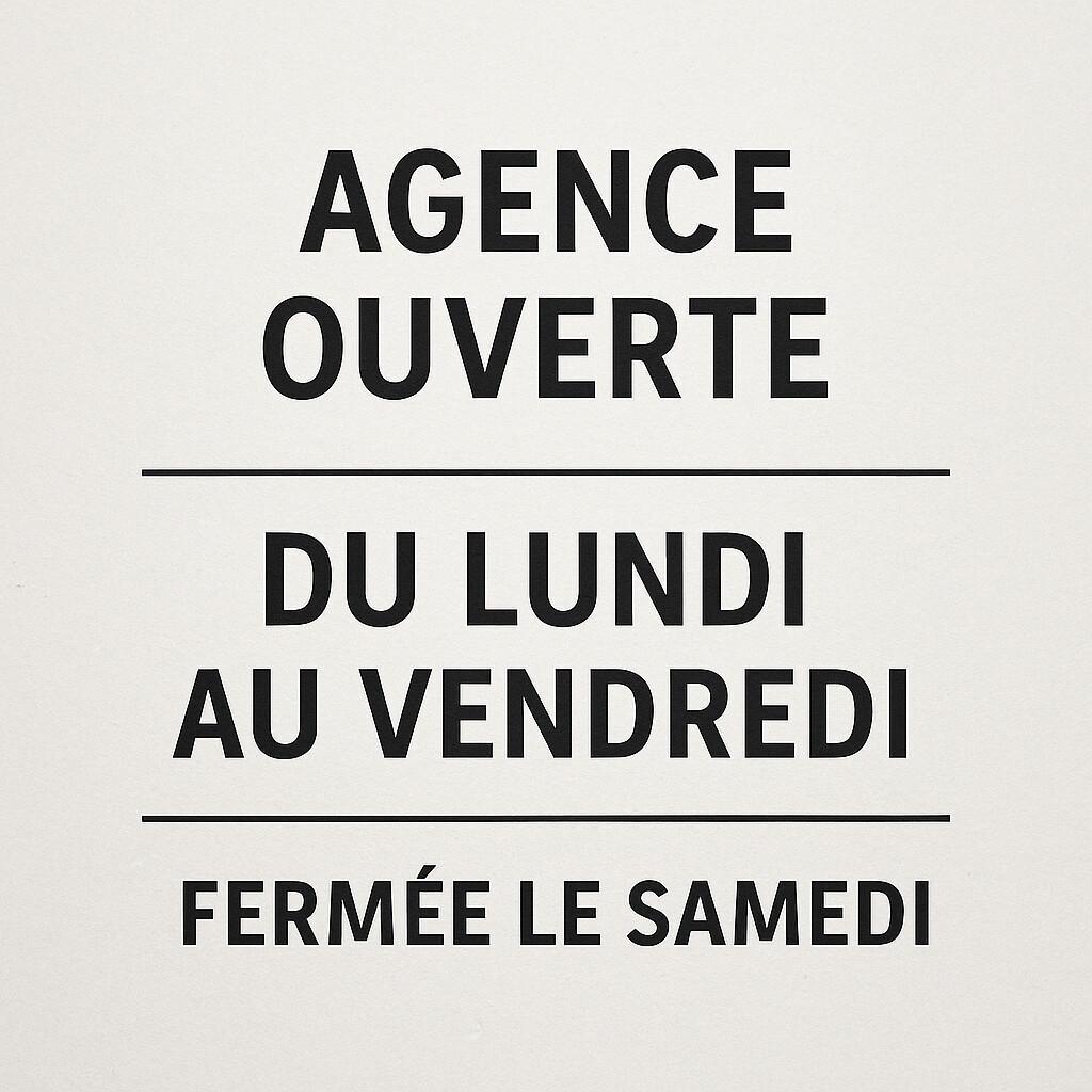 Extension de l'ouverture du lundi au vendredi