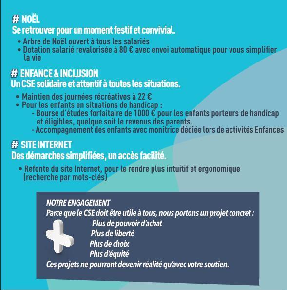 Notre projet pour le CSE