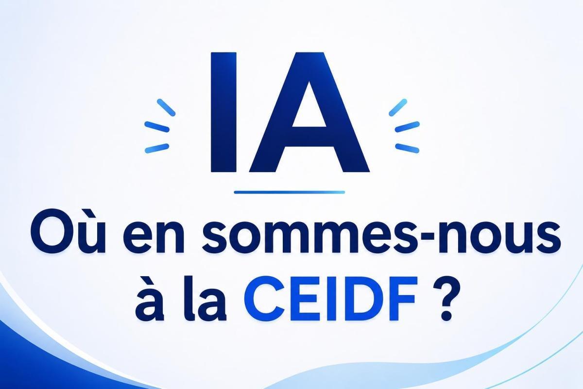 L’intelligence artificielle à la CEIDF 