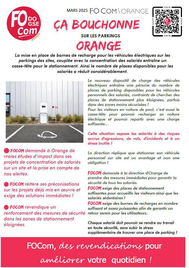 Ca bouchonne sur les parkings !!!