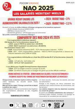 NAO 2025 : les salariés méritent mieux ! NAO 2025 : les salariés méritent mieux !