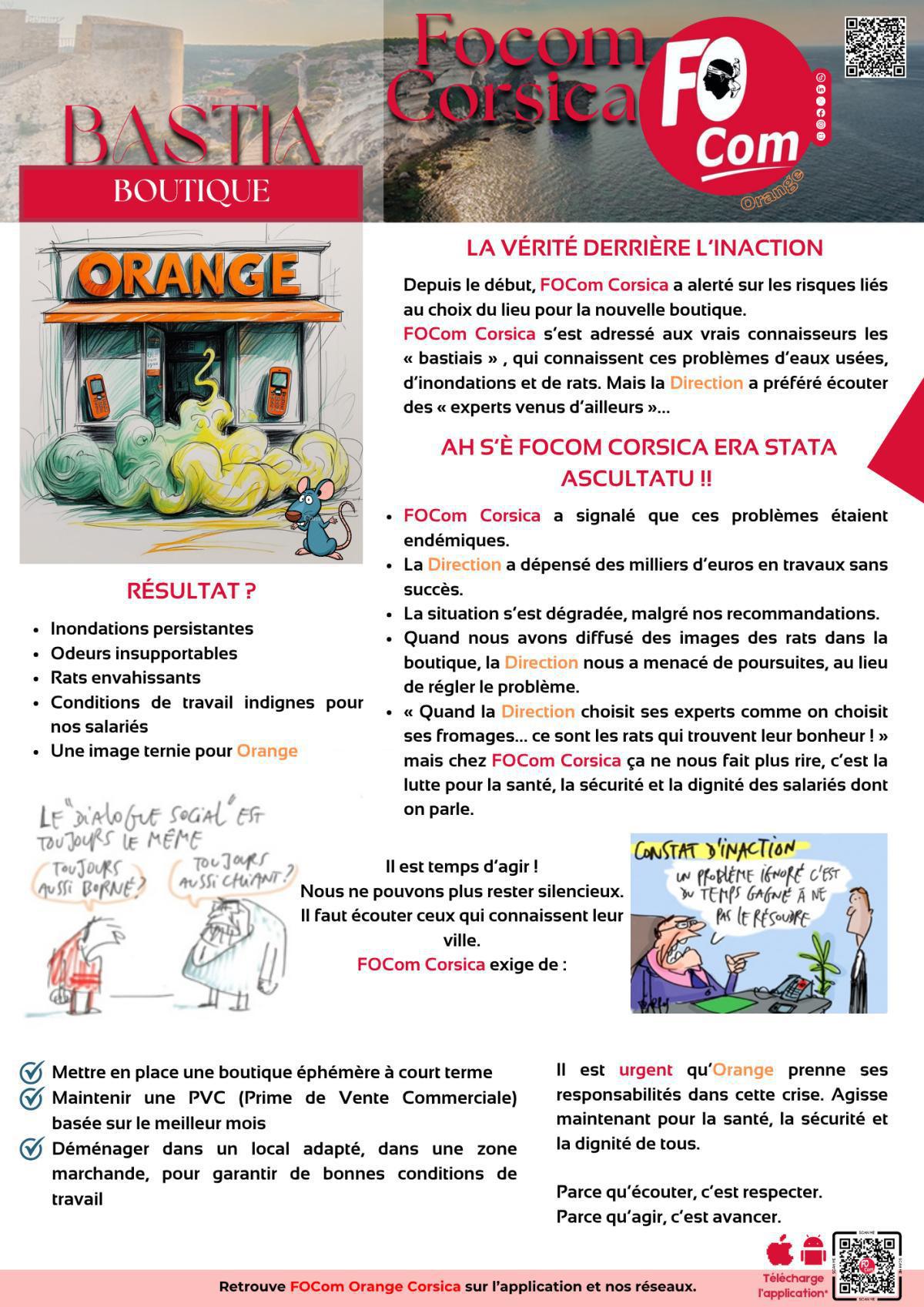 La vérité derrière l'inaction : Boutique de Bastia