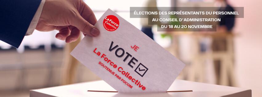 ÉLECTIONS DES REPRÉSENTANTS DU PERSONNEL AU CONSEIL D’ADMINISTRATION DU 18 AU 20 NOVEMBRE