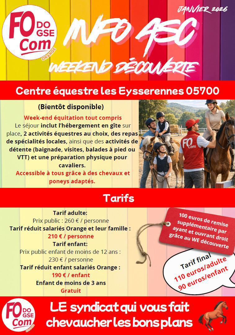 Week-end équitation Week-end équitation