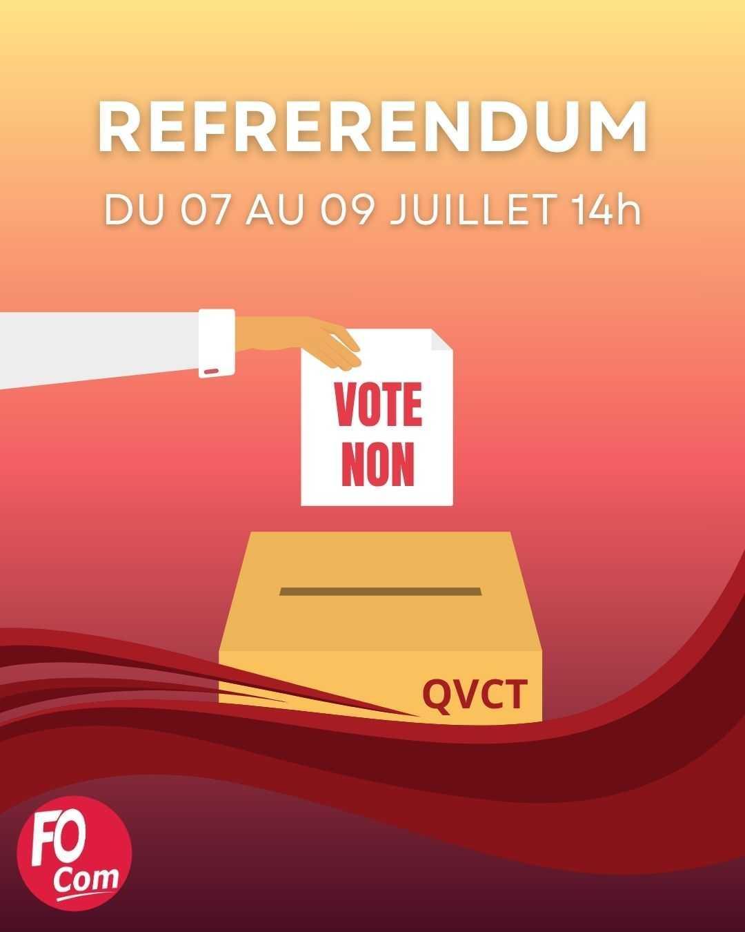 Pour une véritable QVCT, votez NON !
