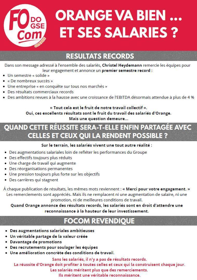 Orange va bien... et ses salariés ?