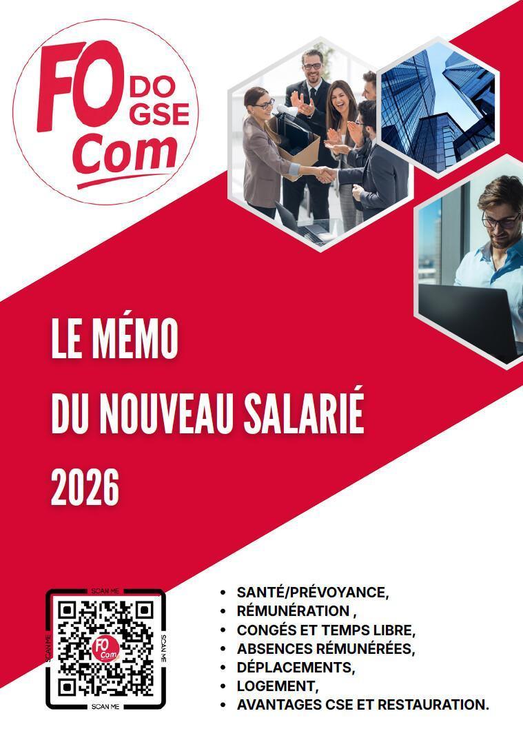 MEMO DU NOUVEAU SALARIE