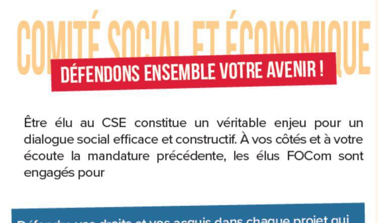 CSE : Défendons ensemble votre avenir !