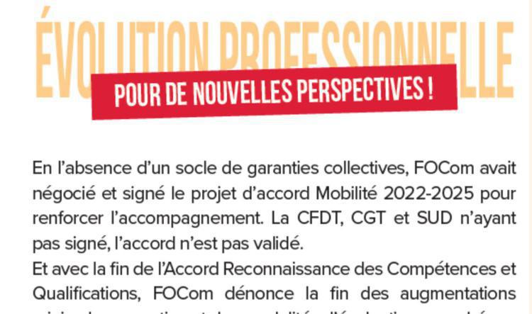 EVOLUTION PROFESSIONNELLE : Pour de nouvelles perspectives !