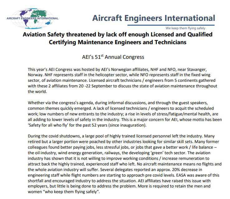 Aircraft Engineers International (AEI)