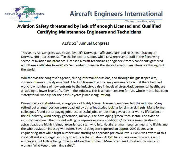 Aircraft Engineers International (AEI) Aircraft Engineers International (AEI)
