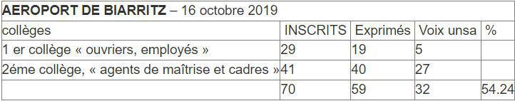 ELECTIONS PROFESSIONNELLES 2019