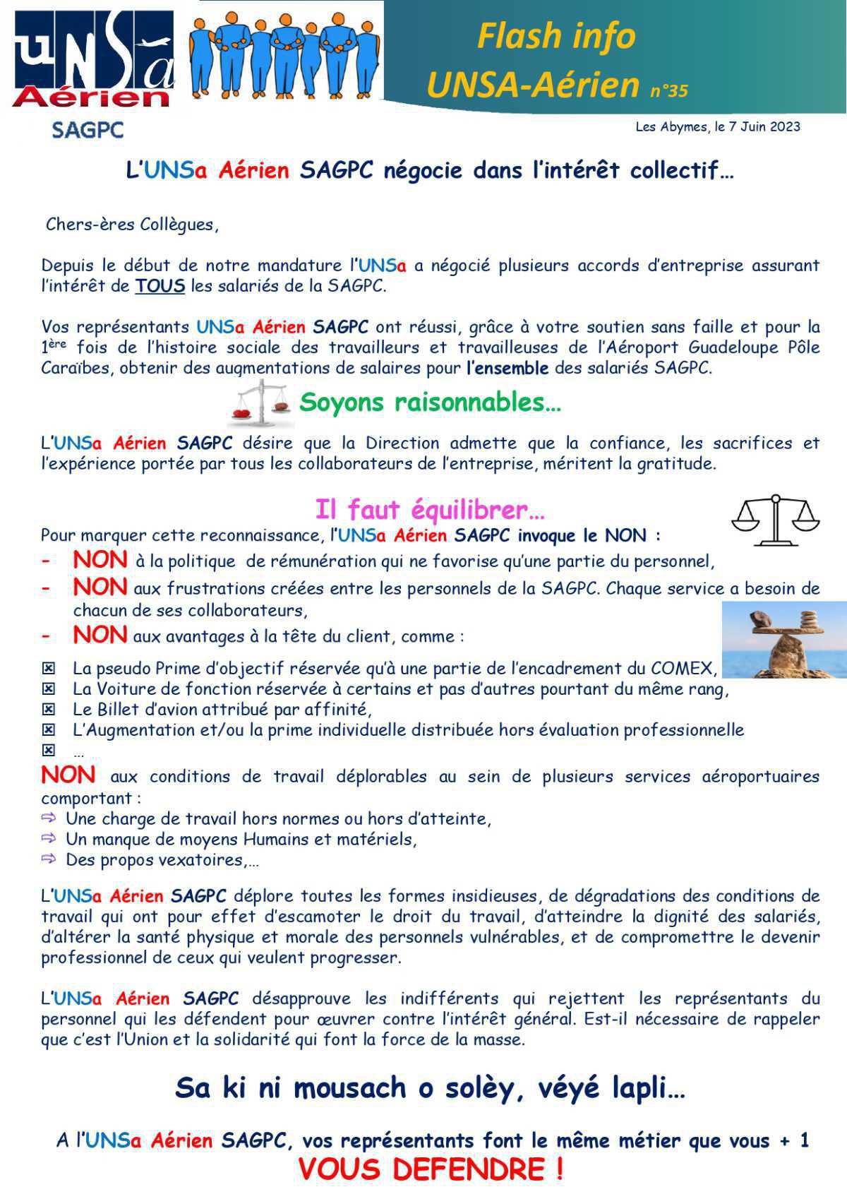 Flash Info n° 35