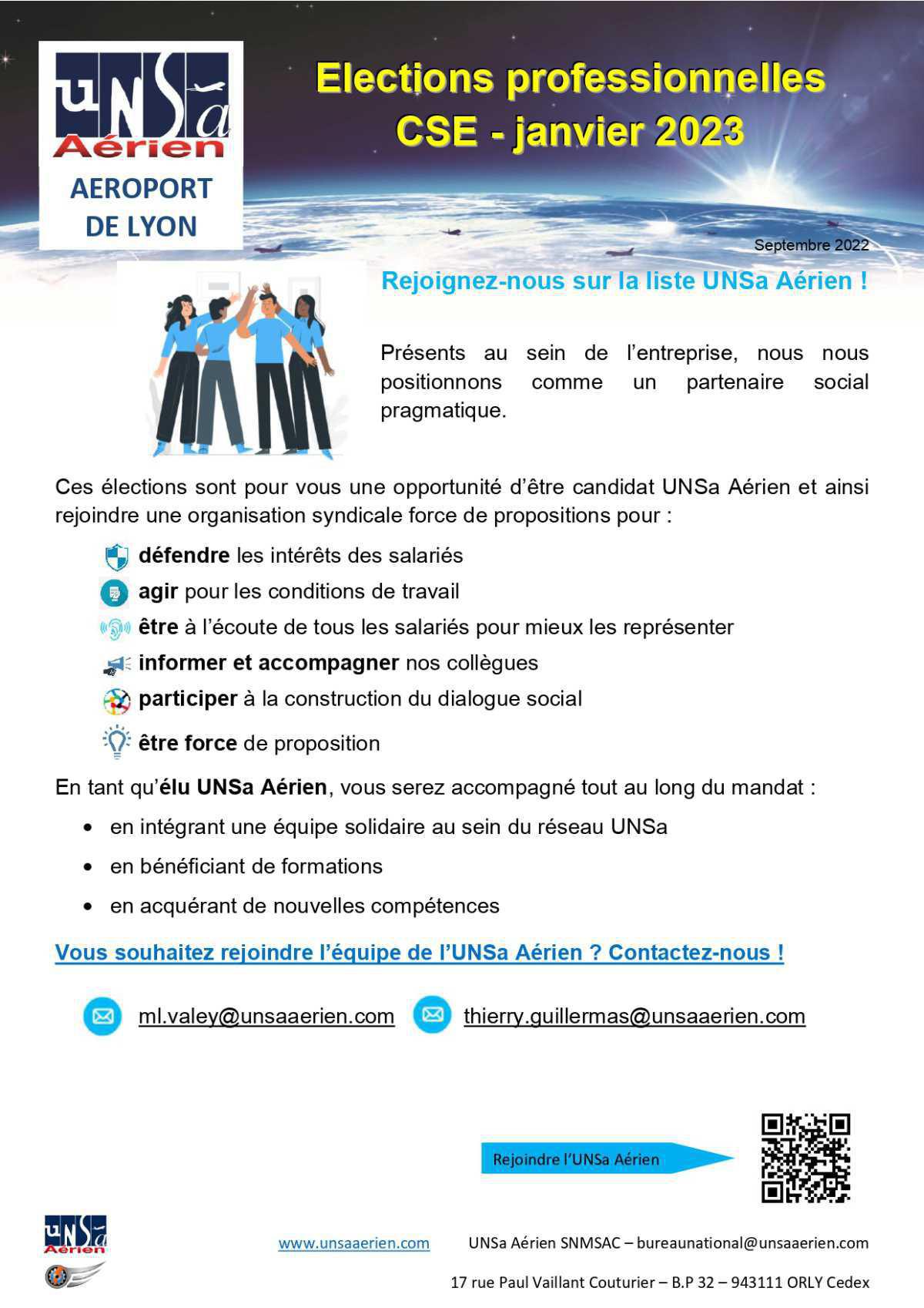 Élections professionnelles CSE 2023
