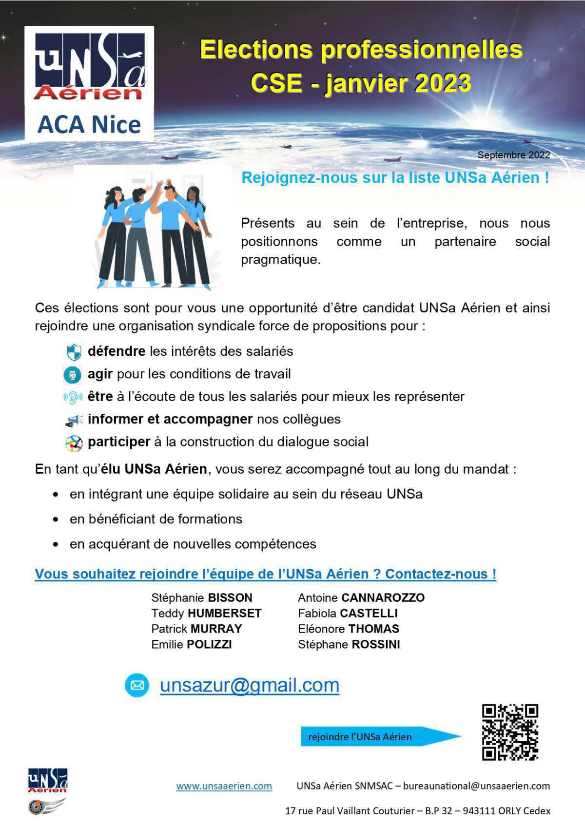 Élections professionnelles CSE 2023
