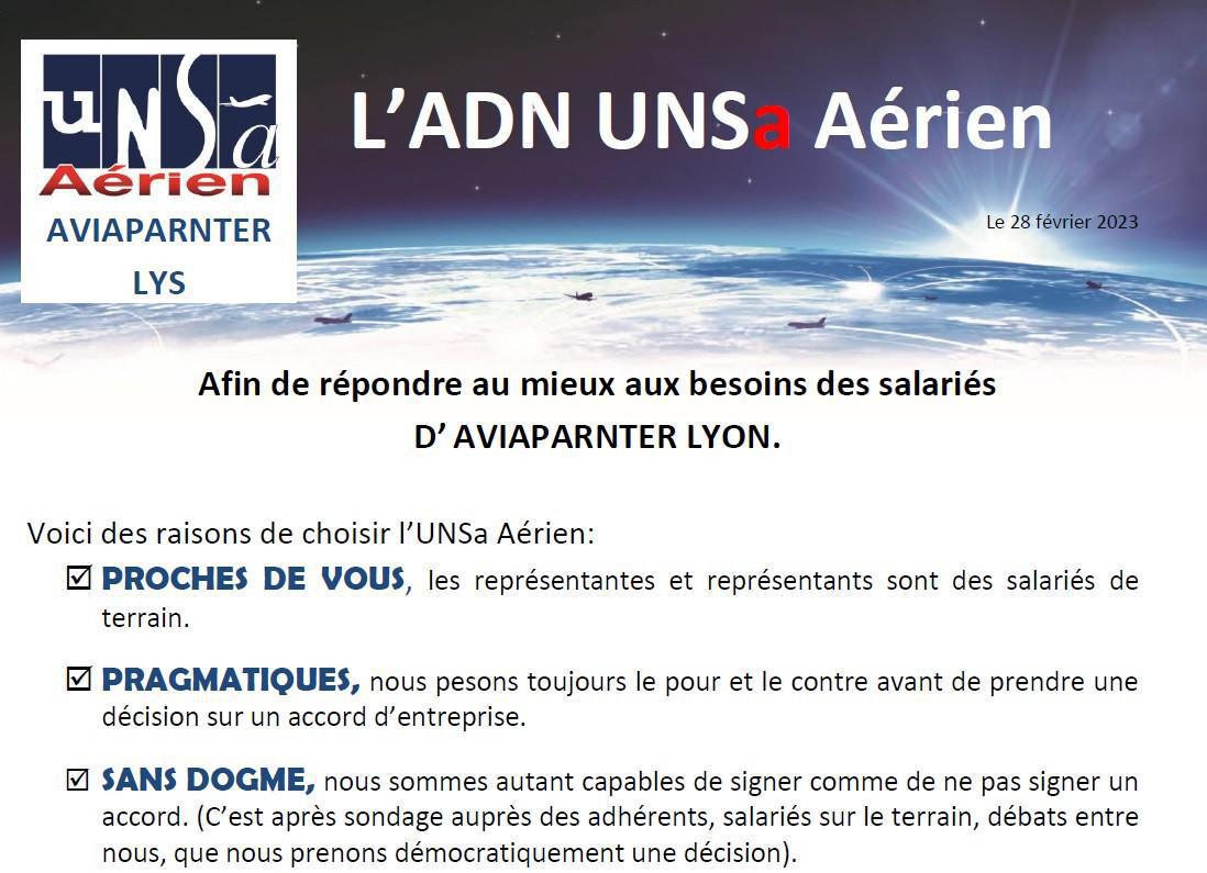 Pourquoi l' UNSA Aérien ?