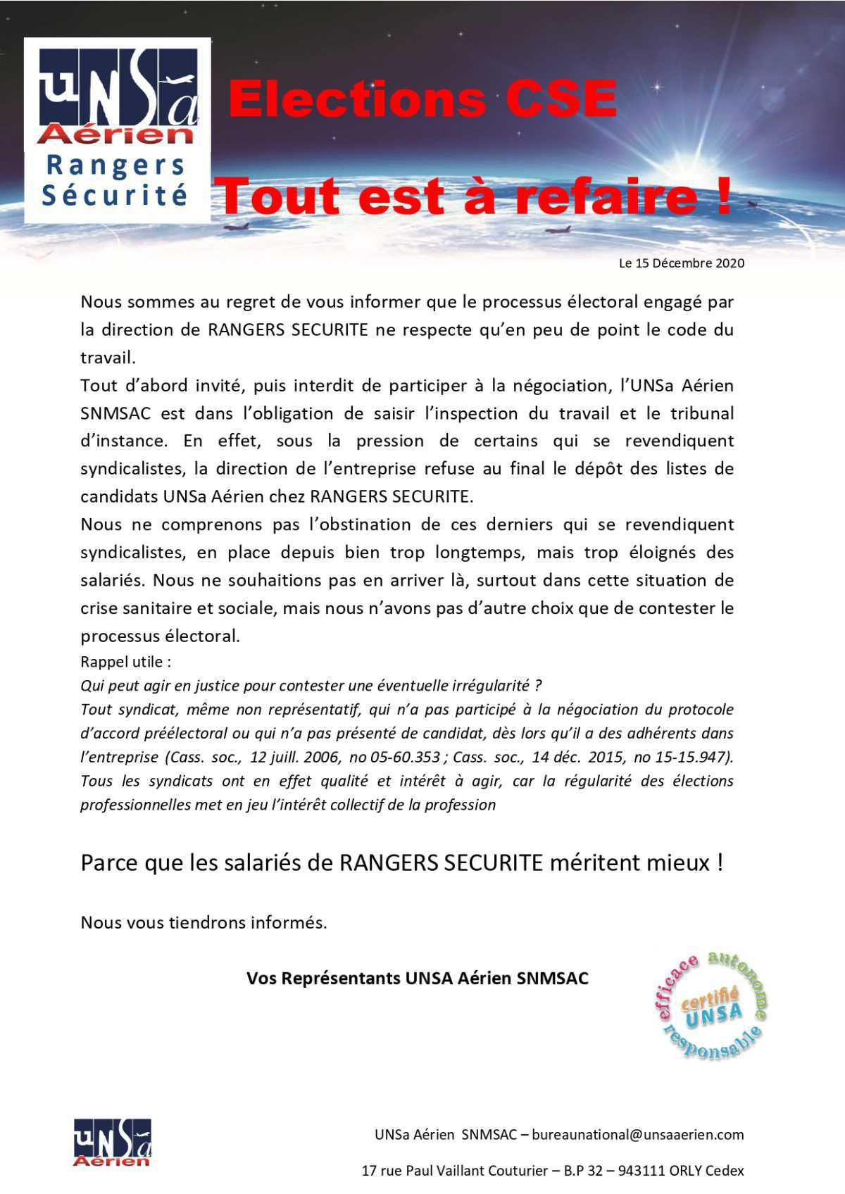 Élections CSE