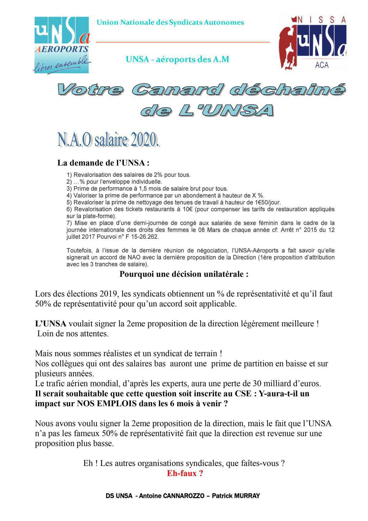 Votre Canard déchainé 01/04/2021