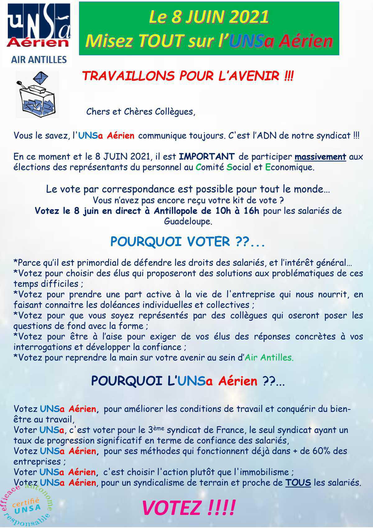 Travaillons pour l'avenir !!!