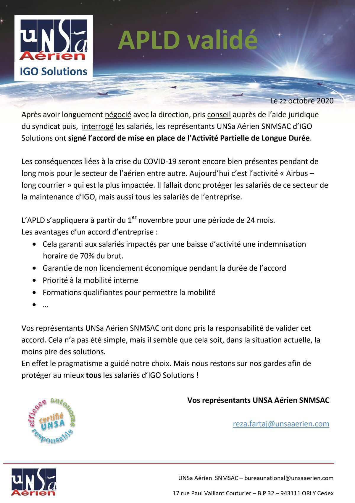APLD Validé