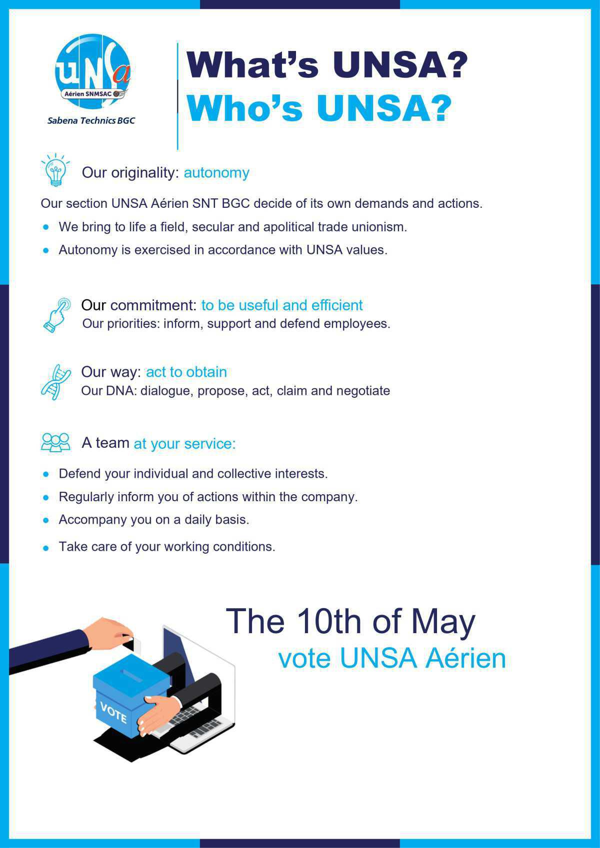 Votez UNSA Aérien