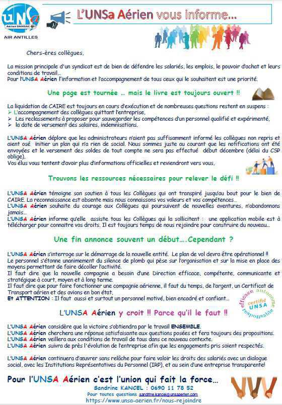 Une page s'est tournée, mais ...