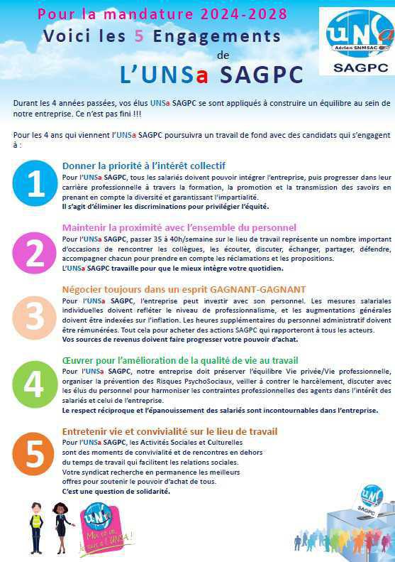 Nos engagements pour la mandature 2024-2028