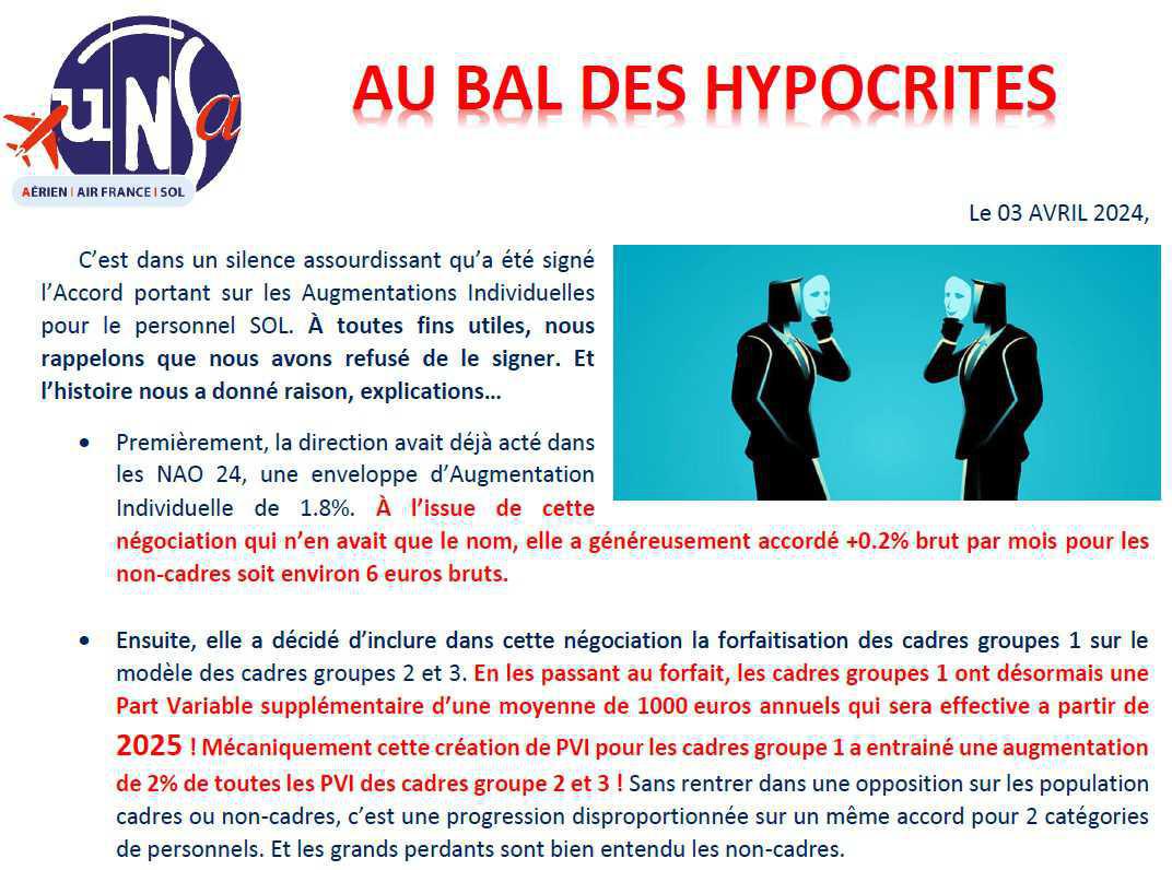 Au bal des Hypocrites