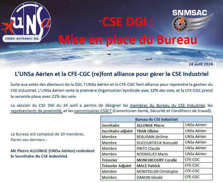 Mise en place du CSE et de son bureau