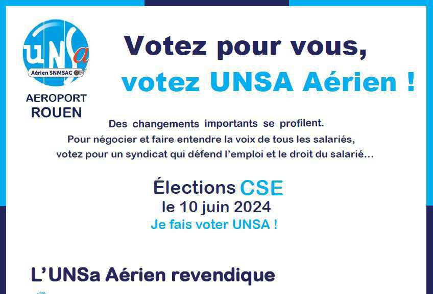 Elections CSE - Profession de foi