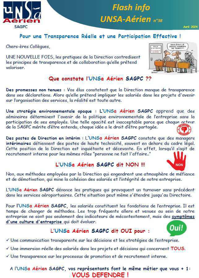 Pour une Transparence Réelle et une Participation Effective !
