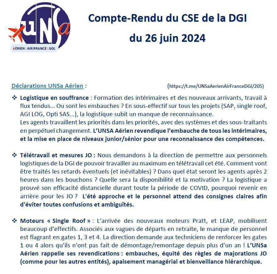CR CSE DGI du 26 juin 2024