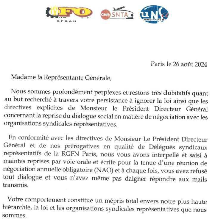 relance intersyndicale