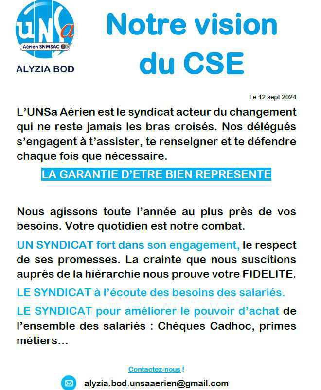 Notre Vision du CSE