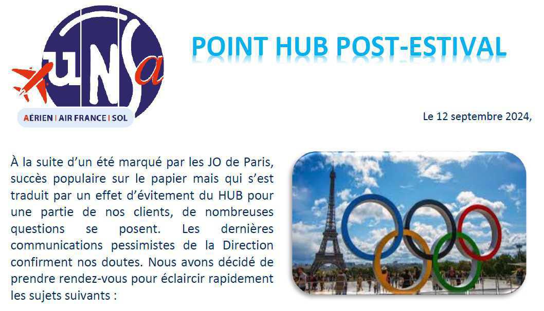POINT HUB POST-ESTIVAL