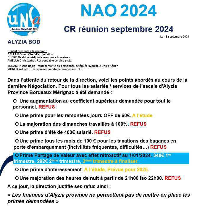 NAO 2024 - PPV pour tous ?