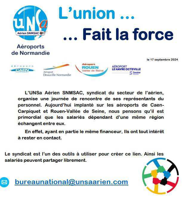 Aéroports de Normandie - Rencontre des salariés