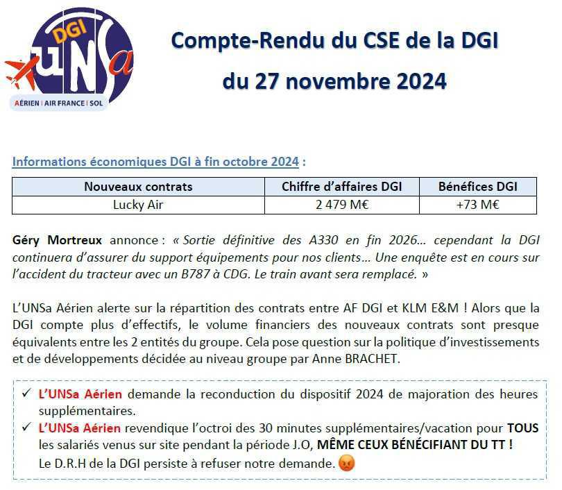 CR CSE DGI du 27 novembre 2024